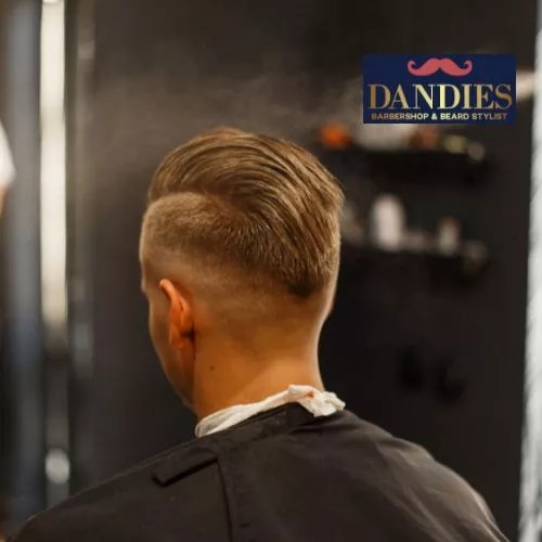haircut at Dandies Barber Campbell