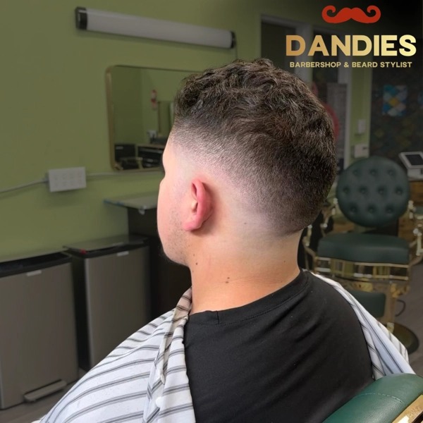 First haircut experience for a toddler at Dandies Barber Campbell