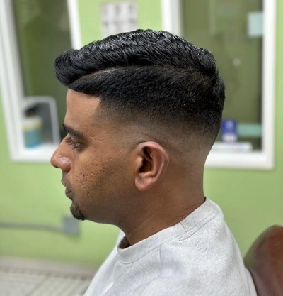 Fade haircut experience at Dandies Barber Campbell