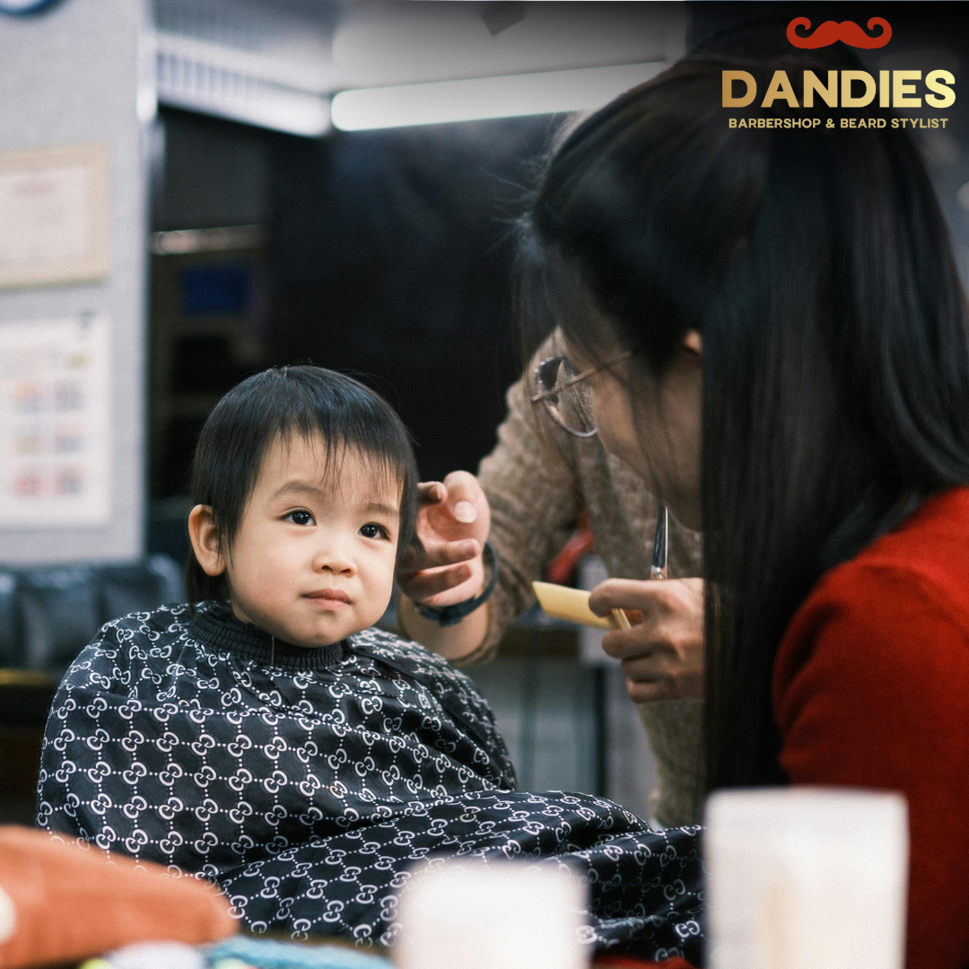 Child-friendly barber shop in Campbell for kids' haircuts